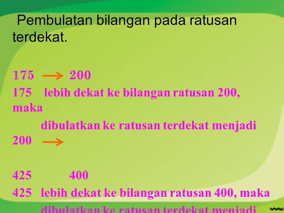 Contoh Soal Pembulatan Ke Ratusan Terdekat Berbagai Contoh